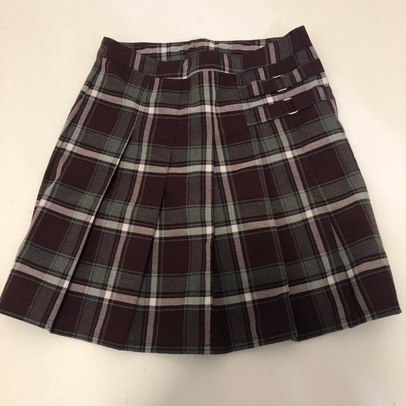 French toast tartan ladies skirt size 14 - Picture 1 of 4